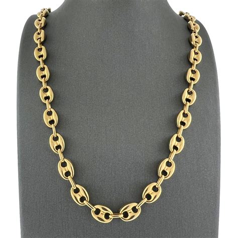 14k gold gucci necklace|Gucci gold necklace men's.